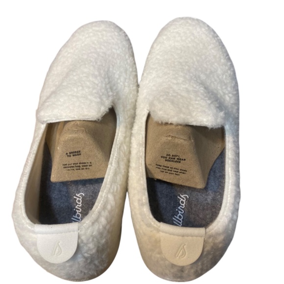 Allbirds Mens Wool Lounger Fluff Natural White Fleece Slippers Size 9 Casual NIB main image 10